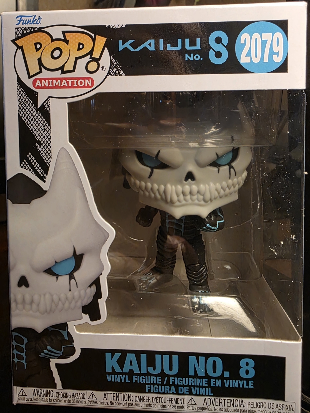 Funko POP! Animation Kaiju No. 8 Vinyl Figure - White, Blue & Black